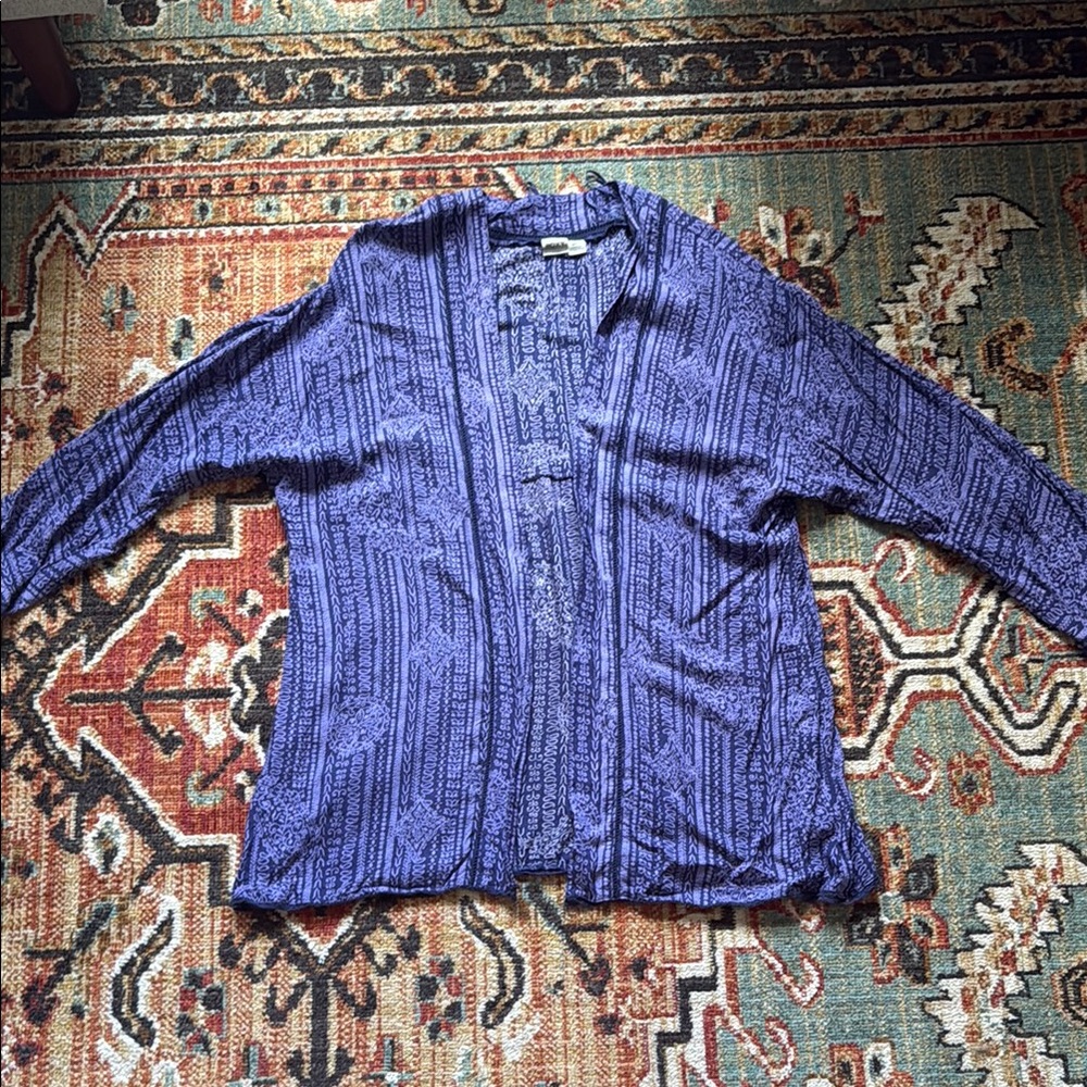 Roxy Purple Patterned Kimono